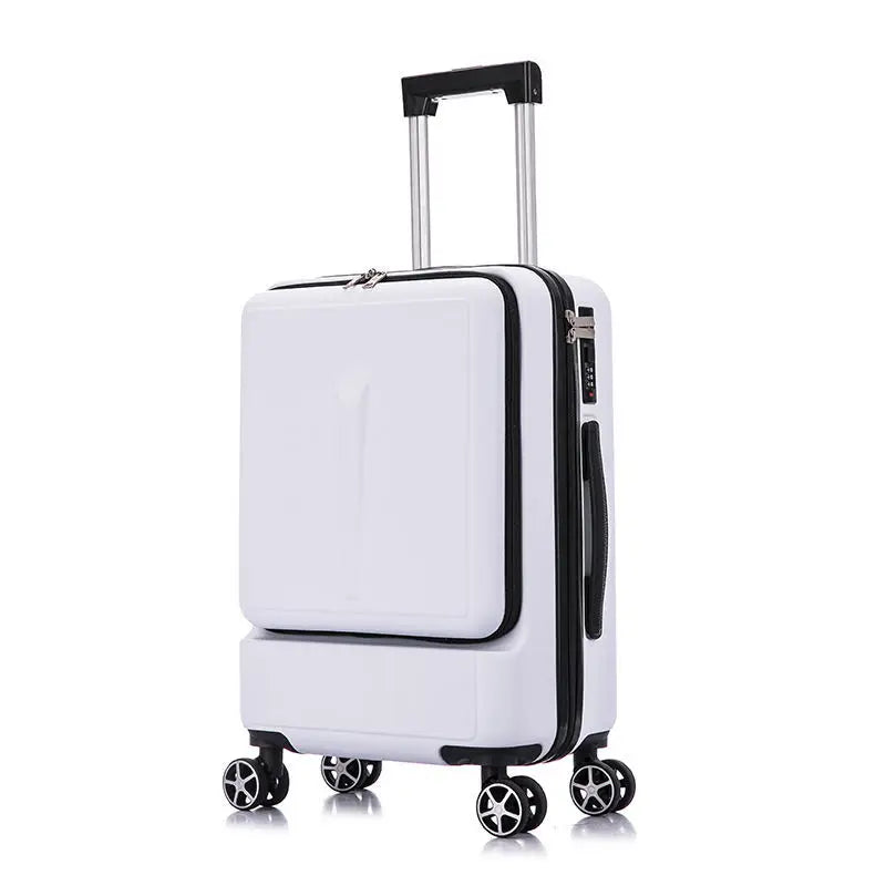 Ins Male Small Luggage Boarding Box Front Opening Female 20-inch Luggage Case Password Traveling Cabin Suitcase Suitcase