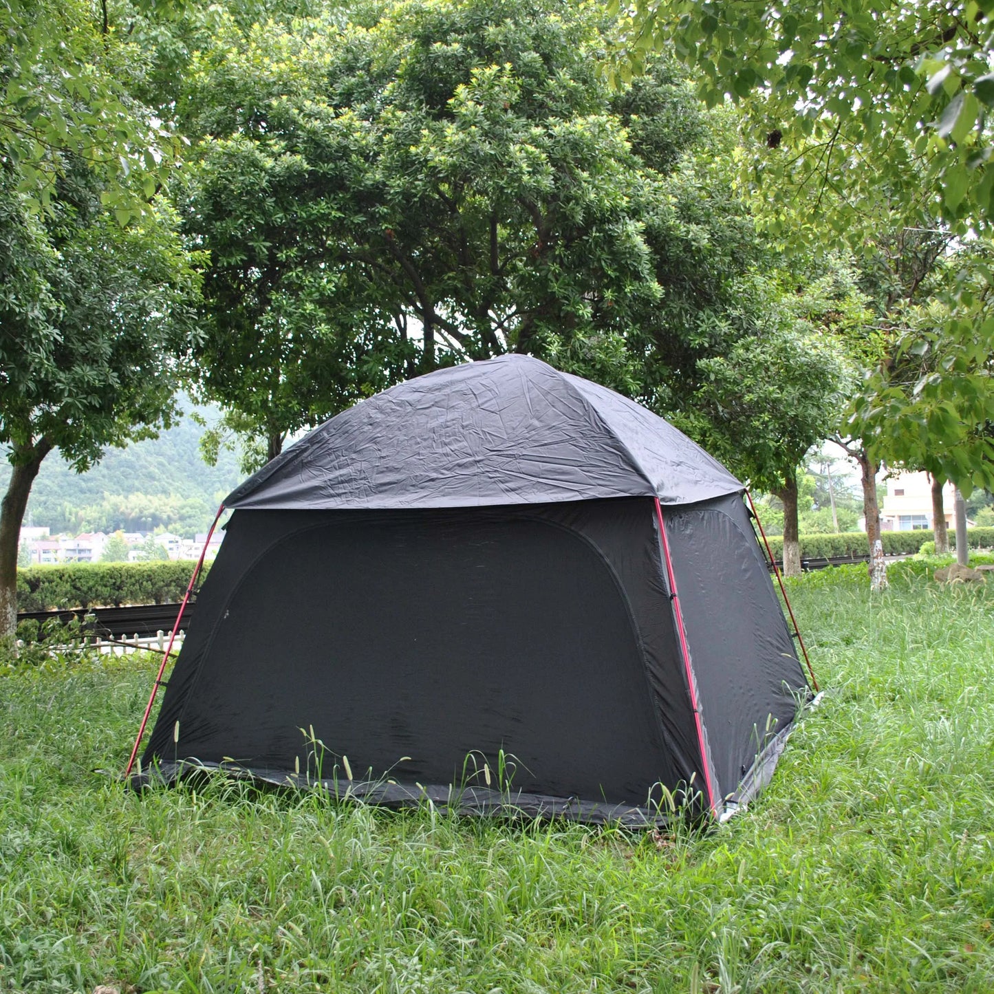 High Quality Luxury Dome Tent for Family, 6 Person Glamping Tent, Rainfly Included, 16mm Aluminum Poles,7 Feet High