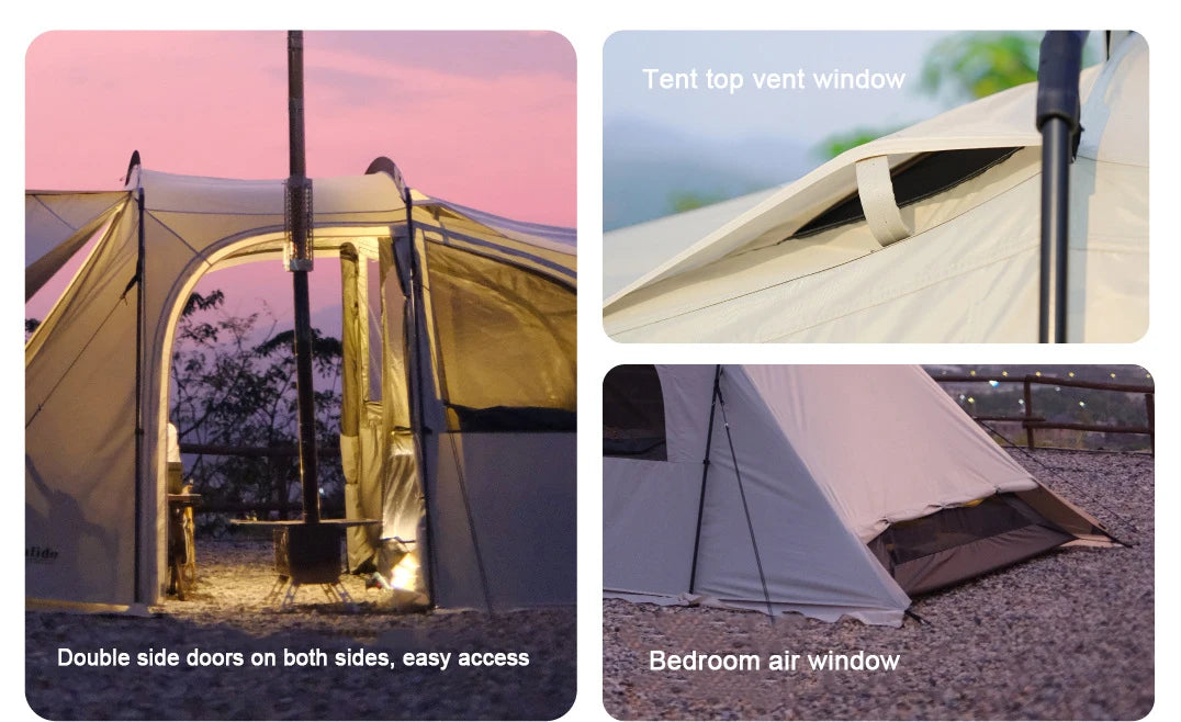 Custom Vidalido SanStay UV Luxury Waterproof Beach Travel Large House Folding Family Party Glamping Camping Outdoor Tents