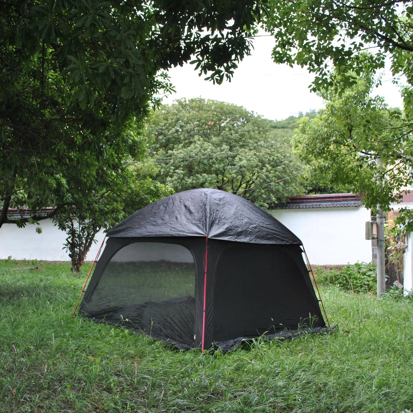 High Quality Luxury Dome Tent for Family, 6 Person Glamping Tent, Rainfly Included, 16mm Aluminum Poles,7 Feet High