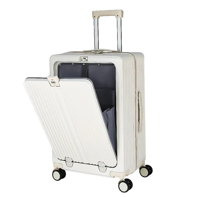 Trunk Universal Wheel Large Capacity Female 20 Inch Front Cover Luggage Case 26 Male Boarding Box Password Suitcase