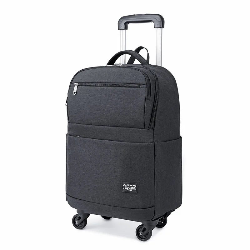 Fashion Spinner High Quality Rolling Luggage Blackpack
