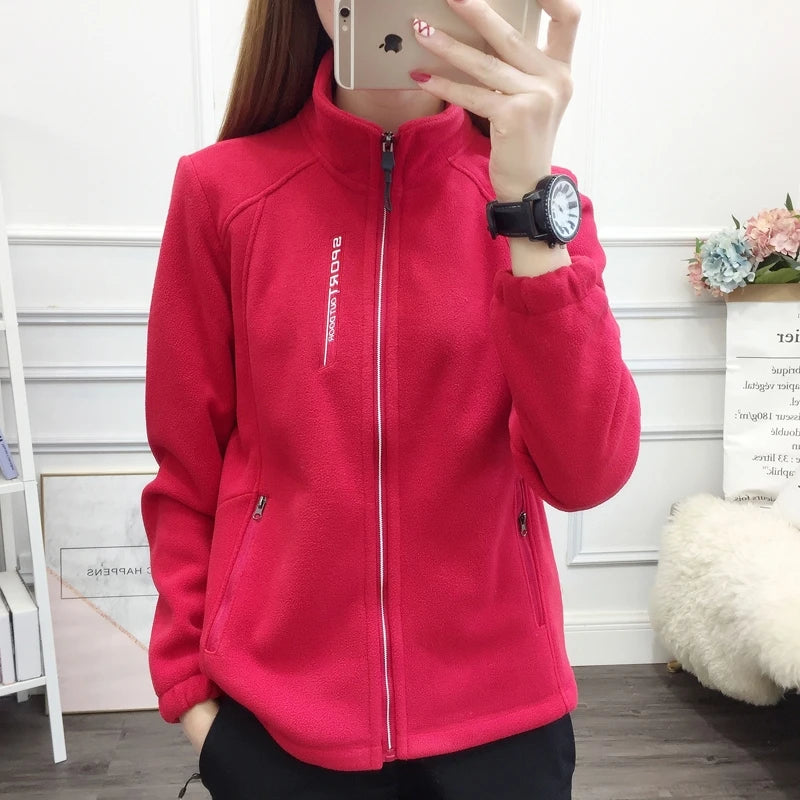 5XL Spring Autumn Clothes Sky Blue Coat Slim Women Sweatshirt Embroidery Letter Sport Tops Liner Fleece-lined Young Woman Jacket